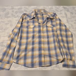 Womens Button Down Flannel
